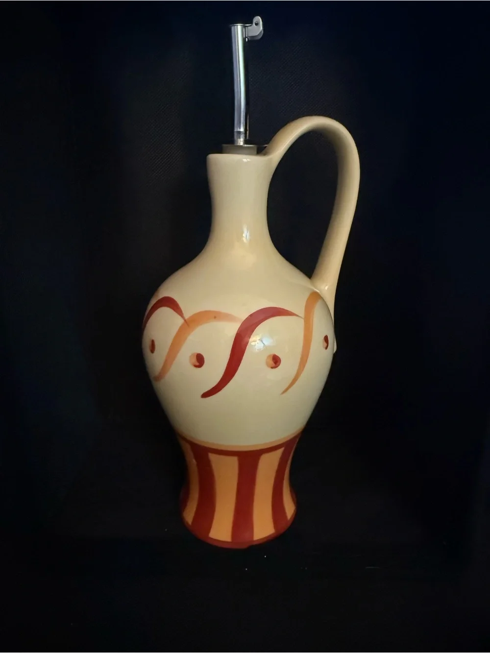 Gail Pittman LG Pitcher & Siena Oil Cruet w/Drizzle Spout Southern Living #OSK